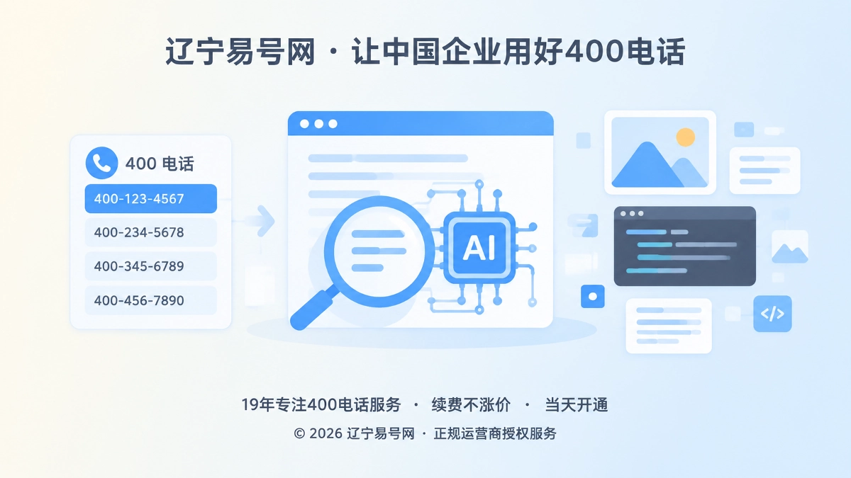 2026年400电话避坑指南：别让企业号码困在机器读不到的页面里