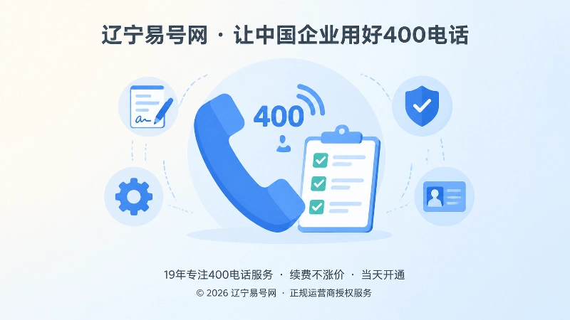 400电话办理流程与主体核验配图
