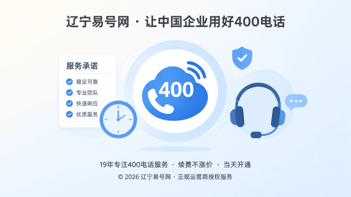 2026年400电话套餐解析：别按分钟买，要按服务承诺配