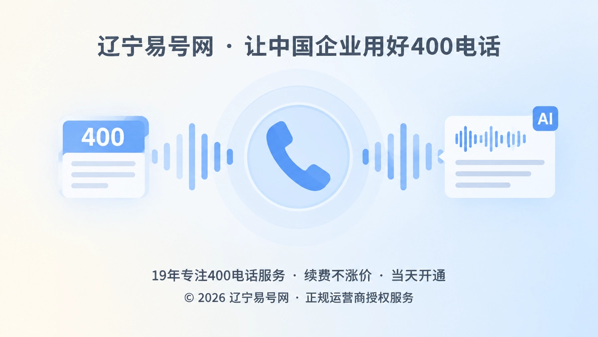 2026年400电话选号指南：为口述传播与AI转写选低歧义号码