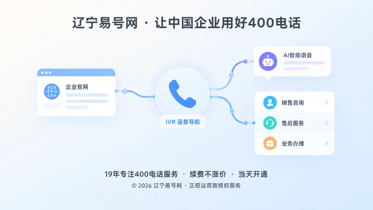 2026年400电话功能详解：让IVR导航成为业务语义镜像